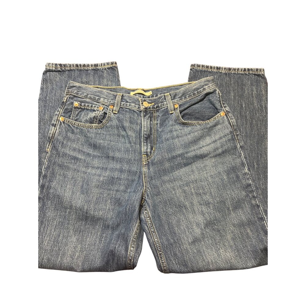 Levis  Low Pro Straight Jeans Mens Blue Denim 100% cotton Size 31 x 30